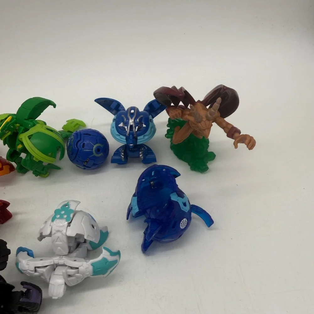 Bakugan Battle Brawlers Figure Lot Mixed Attributes Transforming Toys
